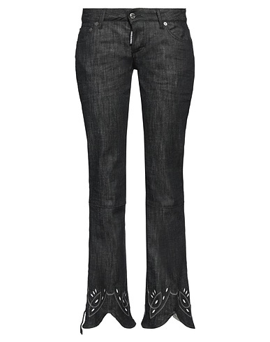 DSQUARED2 Denim trousers Black 98% Cotton, 2% Elastane