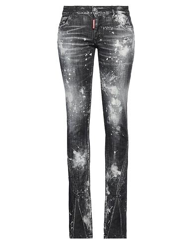 DSQUARED2 Denim pants Black 98% Cotton, 2% Elastane