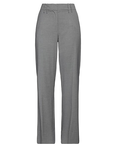 GANNI Casual pants Grey 48% EcoVero™ viscose, 44% Recycled polyamide, 5% Elastane, 3% Polyester