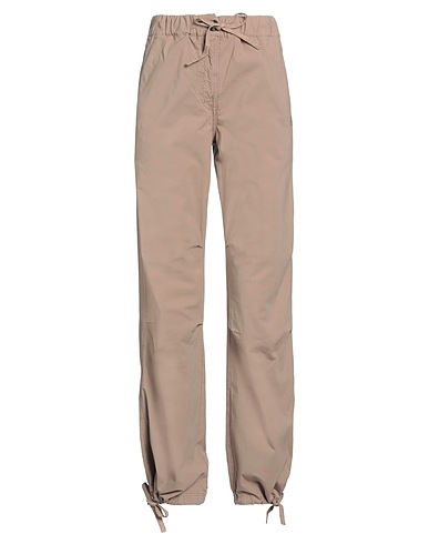 GANNI Casual trouser Khaki 97% Organic cotton, 3% Elastane