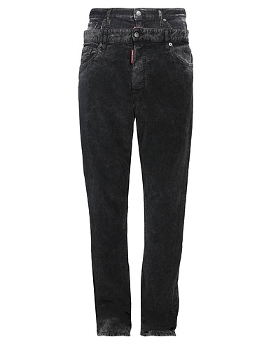 DSQUARED2 Casual pants Black 97% Cotton, 3% Elastane