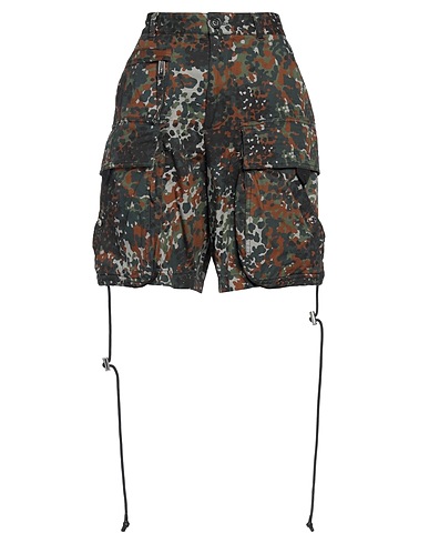 DSQUARED2 Shorts & Bermuda Midnight blue 97% Cotton, 3% Elastane