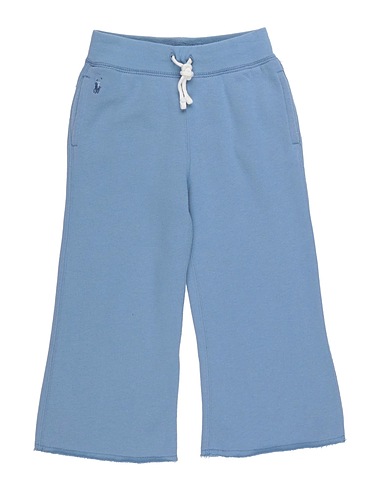 POLO RALPH LAUREN Casual pants Fleece Wide-Leg Sweatpant
 Light blue 60% Cotton, 40% Polyester