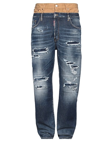 DSQUARED2 Denim trousers Blue 92% Cotton, 6% Elastomultiester, 2% Elastane