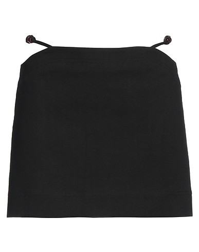 GANNI Mini skirt Black 100% Organic cotton