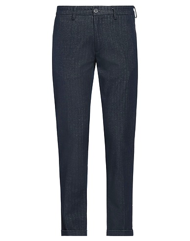 RE_HASH Pantalone Blu notte 49% Cotone, 31% Poliestere, 17% Viscosa, 3% Elastan