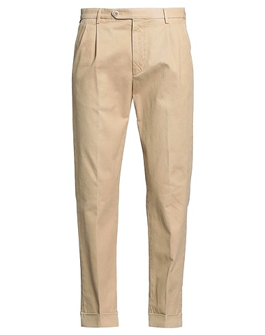 GTA IL PANTALONE 캐주얼 바지 베이지 97% 코튼, 3% 엘라스테인