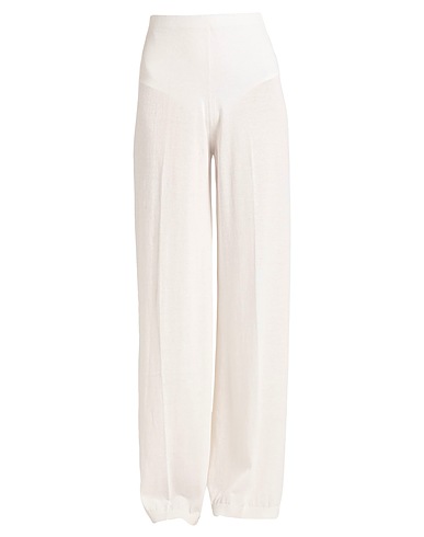 SEMICOUTURE Casual trouser White 100% Cotton