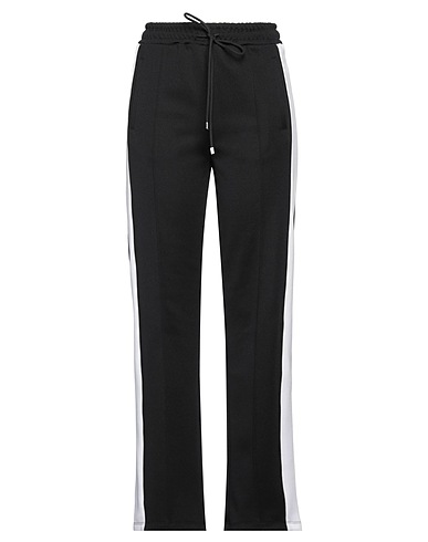 SEMICOUTURE Casual trouser Black 55% Polyester, 45% Cotton
