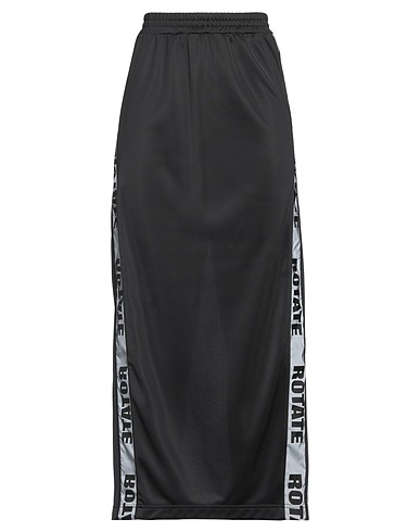 ROTATE BIRGER CHRISTENSEN Maxi Skirts Black 100% Polyester