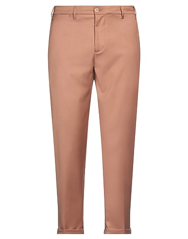 EREDI DEL DUCA Casual pants Camel 62% Polyester, 35% Viscose, 3% Elastane