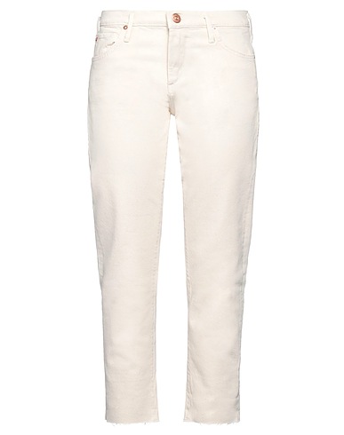 TRUE RELIGION Baggy Cream 59% Cotton, 40% Lyocell, 1% Elastane