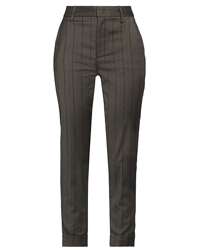 DONDUP Pantalone Verde scuro 37% Cotone, 33% Poliestere, 27% Lana Vergine, 3% Elastan