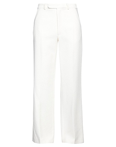 CASABLANCA Casual trouser White 71% Viscose, 21% Virgin Wool, 8% Polyamide