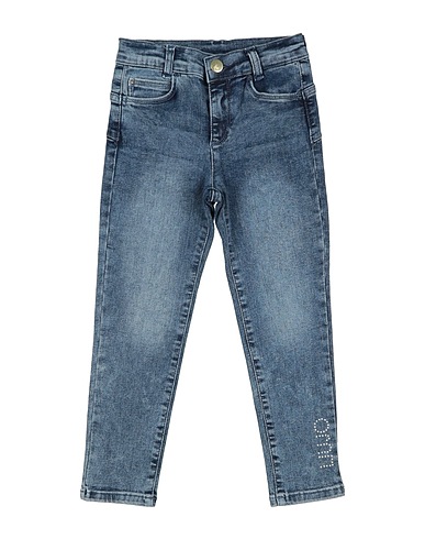 LIU •JO Denim trousers Blue 96% Cotton, 4% Elastane