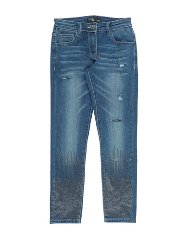 RELISH Denim trousers Blue 70% Cotton, 28% Other Fibres, 2% Elastic fibres