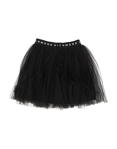 JOHN RICHMOND Skirt Black 100% Nylon, Polyester