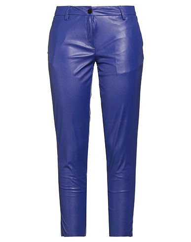 WHITE SAND Casual trouser Purple 100% Polyester, Polyurethane