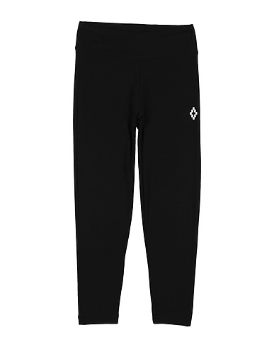 MARCELO BURLON Leggings Nero 95% Cotone, 5% Elastan