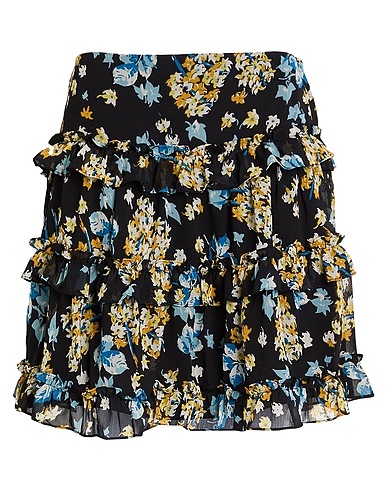 LAUREN RALPH LAUREN Mini skirt Black 100% Recycled polyester