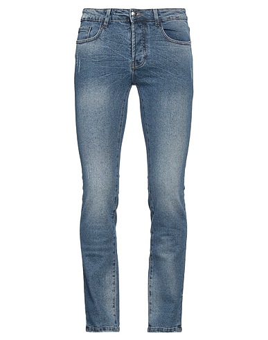 RICHMOND X Denim trousers Blue 98% Cotton, 2% Elastane