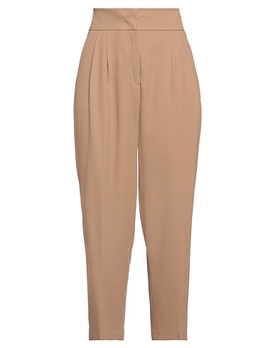 FABIANA FILIPPI Casual pants Sand 47% Viscose, 38% Lyocell, 12% Virgin Wool, 3% Elastane