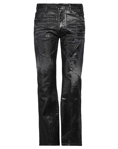 DSQUARED2 Denim trousers Black 98% Cotton, 2% Elastane