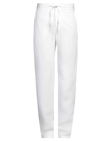 120% LINO Casual trouser White 100% Linen