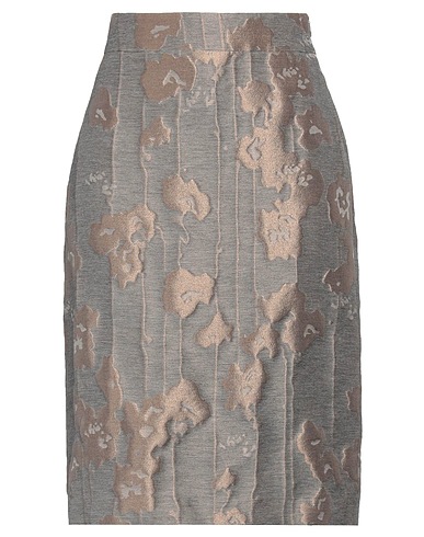 PESERICO ミディ丈スカート グレー ポリエステル 44% / レーヨン 43% / シルク 13%