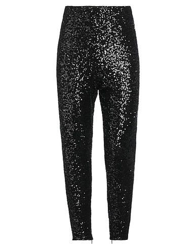 PINKO UNIQUENESS Casual trouser Black 95% Polyamide, 5% Elastane