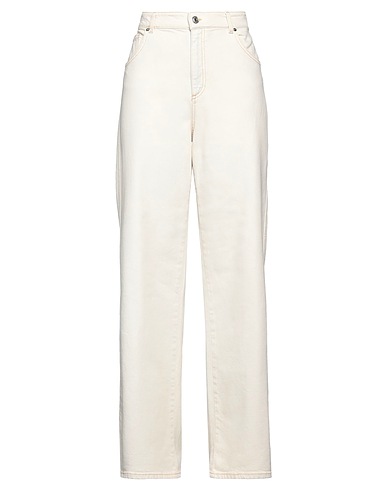 BLUMARINE Pantalones vaqueros Hueso 98% Algodón, 2% Elastán, Poliéster
