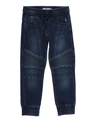 PHILIPP PLEIN Denim trousers 98% Cotton, 2% Elastane