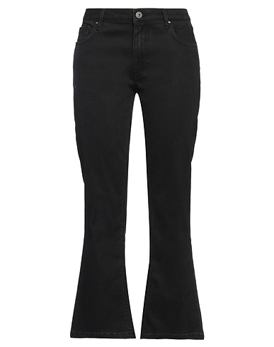 RE_HASH Bootcut Jeans Black 50% Cotton, 27% Recycled polyester, 21% Recycled cotton, 2% Elastane