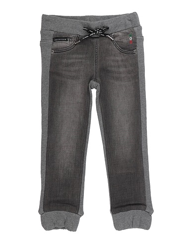 PHILIPP PLEIN Pantalone Grigio 98% Cotone, 2% Elastan