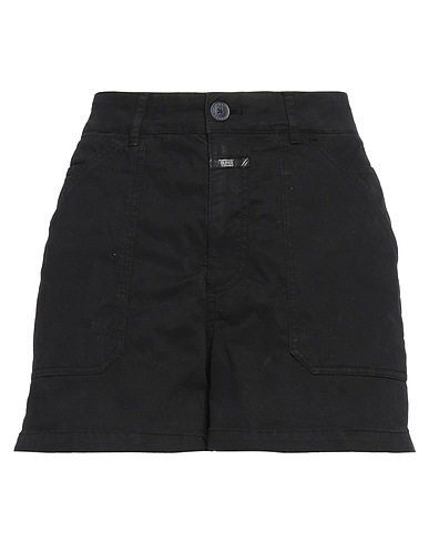 CLOSED Shorts & Bermudas Schwarz 63% Organische Baumwolle, 35% Baumwolle, 2% Elastan