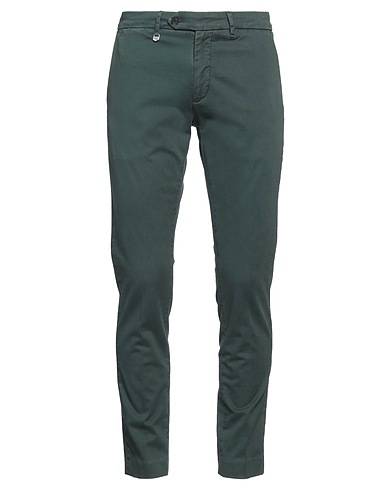 ANTONY MORATO Casual pants Emerald green 97% Cotton, 3% Elastane