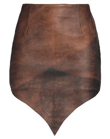 BAIA Mini skirt Brown Leather