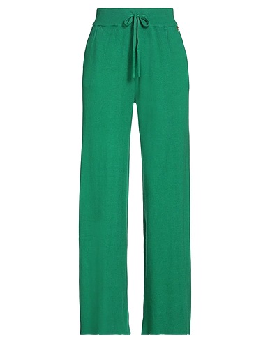 GAI MATTIOLO Casual pants Green 56% Viscose, 28% Polyester, 16% Polyamide