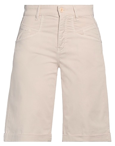 CAMBIO Shorts & Bermuda Beige 97% Cotton, 3% Elastane