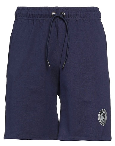 BIKKEMBERGS Shorts & Bermuda Navy blue 100% Cotton