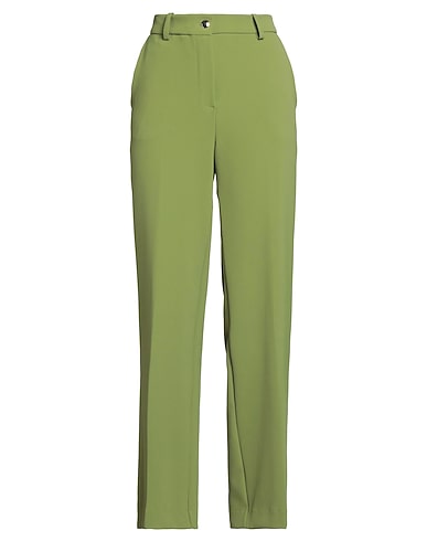 KAOS Casual pants Lime green 96% Polyester, 4% Elastane