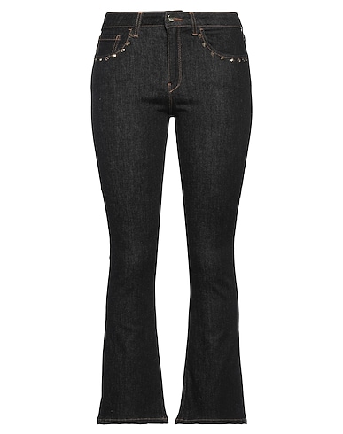 KAOS JEANS Boot Cut Schwarz 82% Baumwolle, 16% Polyester, 2% Elastan