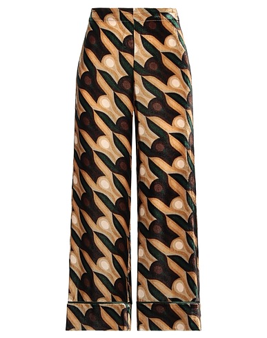 MALÌPARMI Casual pants Sand 82% Viscose, 18% Silk
