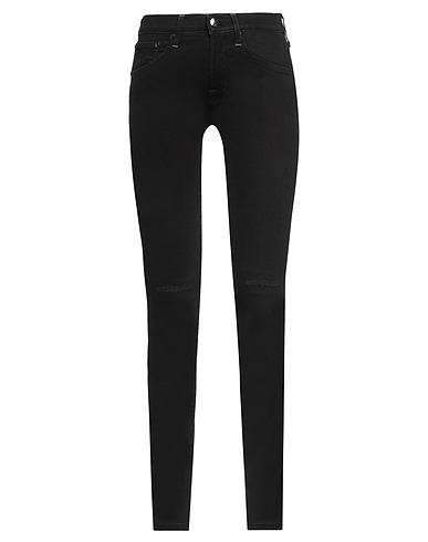 JACOB COHЁN Denim trousers Black 98% Cotton, 2% Elastane