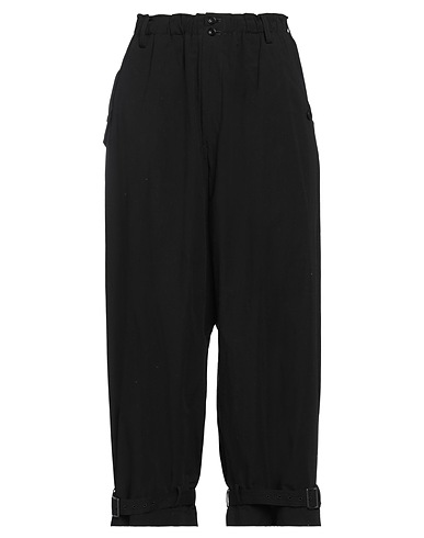 Y'S YOHJI YAMAMOTO Casual pants Black 95% Cotton, 5% Linen