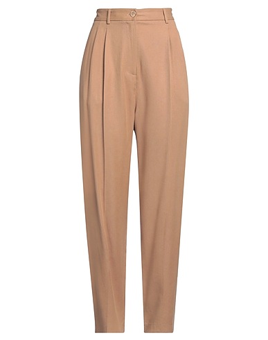 ELISABETTA FRANCHI Casual pants Camel 100% Lyocell