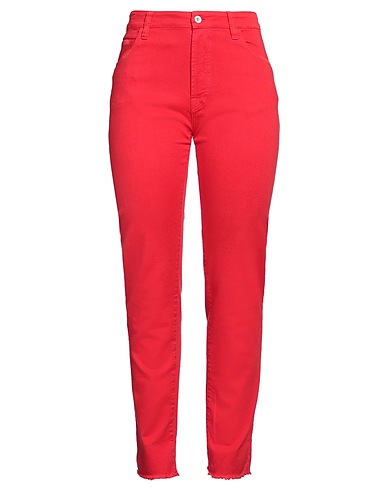 MAURIZIO MASSIMINO Pantalone Rosso 98% Cotone, 2% Elastan
