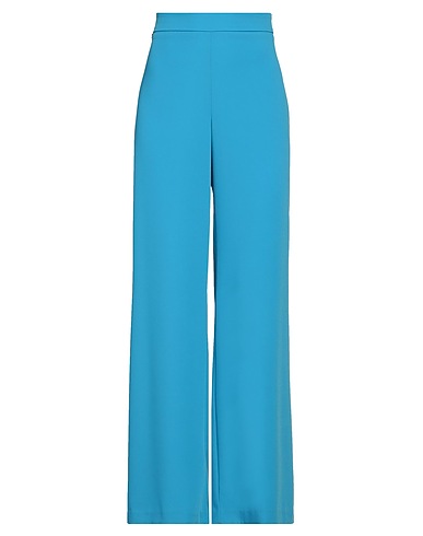 KONTATTO Casual pants Turquoise 95% Polyester, 5% Elastane