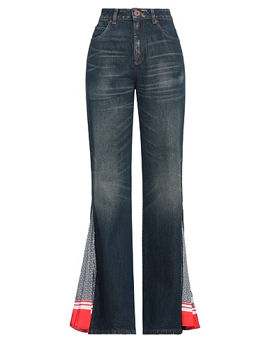 BALMAIN Denim trousers Blue 100% Cotton, Polyester