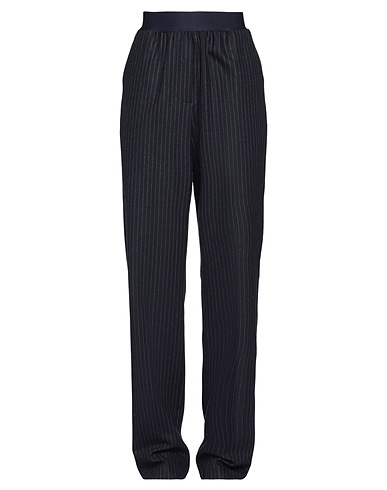THE M.. Casual trouser Midnight blue 60% Wool, 38% Polyester, 2% Elastane